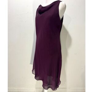 Virgo VTG Y2K dress fairy asymmetric hem purple whimsy goth festive women S